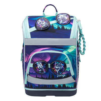 BAAGL SET 3 Zippy Plus Aurora: aktovka, penál, sáček GRS