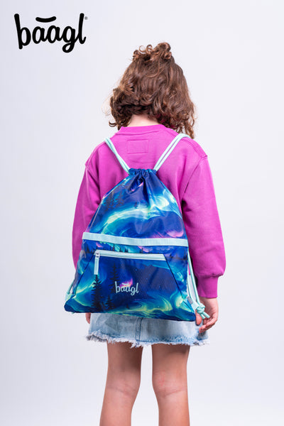BAAGL SET 3 Zippy Plus Aurora: aktovka, penál, sáček GRS