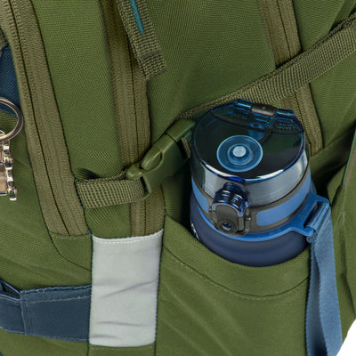 BAAGL SET 3 Skate Olive: batoh, penál, sportovní taška GRS