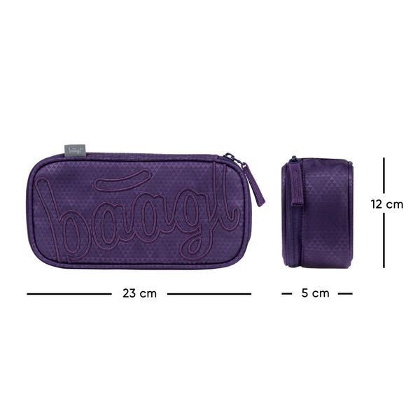 BAAGL Školní penál etue Plum