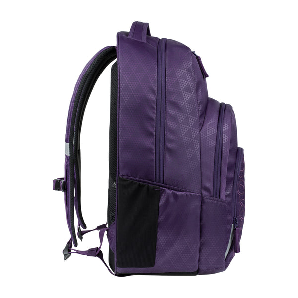 BAAGL SET 3 Coolmate Plum: batoh, penál, sáček