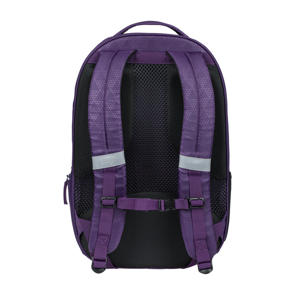 BAAGL SET 3 Coolmate Plum: batoh, penál, sáček