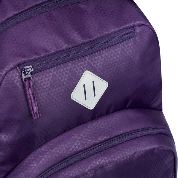 BAAGL SET 3 Coolmate Plum: batoh, penál, sáček