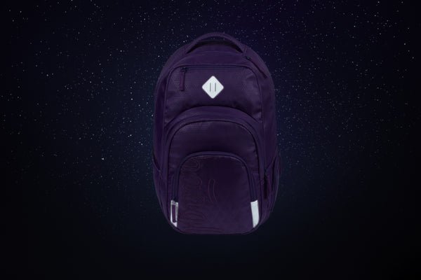 BAAGL SET 3 Coolmate Plum: batoh, penál, sáček