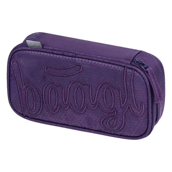 BAAGL SET 3 Coolmate Plum: batoh, penál, sáček
