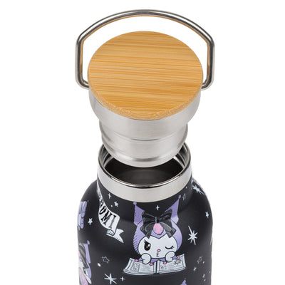 BAAGL Termoláhev s bambusovým víčkem Kuromi Fortune Dream, 500 ml