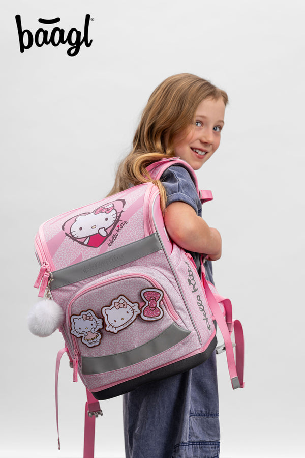BAAGL Školní aktovka Zippy Plus Hello Kitty Sweet Leopard GRS