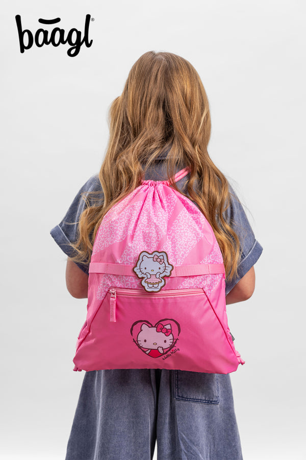 BAAGL Sáček s kapsou Hello Kitty Sweet Leopard GRS