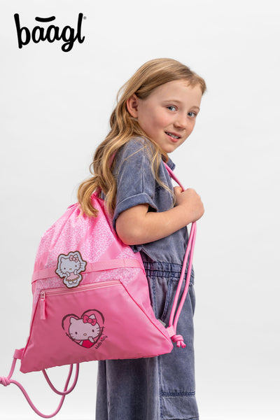 BAAGL Sáček s kapsou Hello Kitty Sweet Leopard GRS