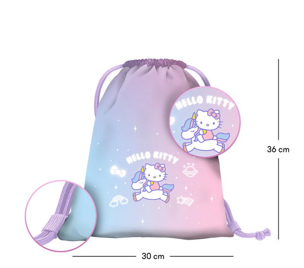 BAAGL Předškolní sáček Hello Kitty Unicorn GRS