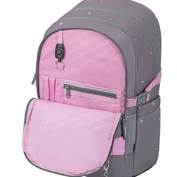 BAAGL SET 3 Skate Kuromi Grey: batoh, penál, sportovní taška GRS