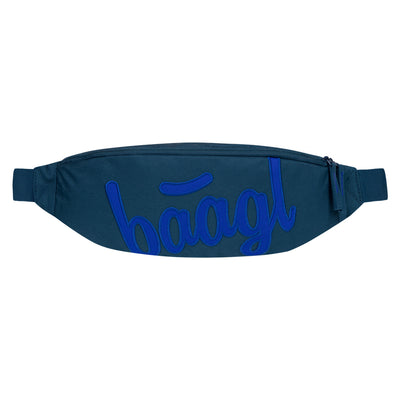 BAAGL SET 5 Core Logo modrý: batoh, penál, sáček, ledvinka, obal na notebook GRS