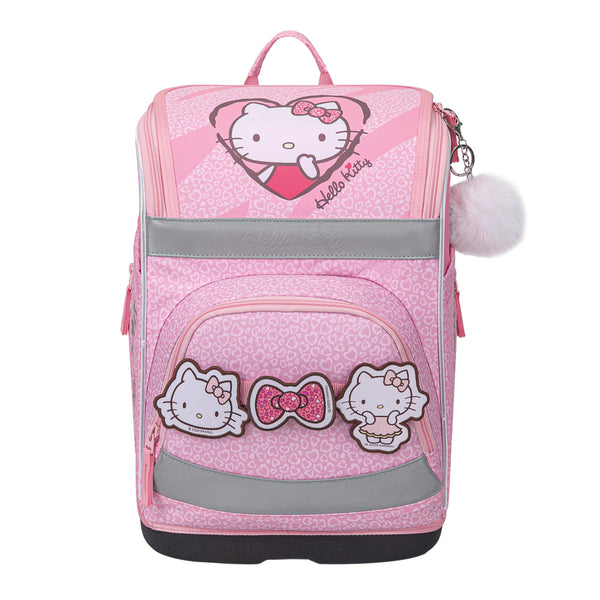 BAAGL SET 5 Zippy Plus Hello Kitty Sweet Leopard: aktovka, penál, sáček, zástěra, peněženka GRS