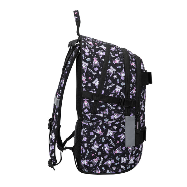 BAAGL SET 3 Skate Kuromi Black: batoh, penál, sportovní taška GRS