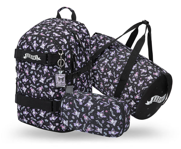 BAAGL SET 3 Skate Kuromi Black: batoh, penál, sportovní taška GRS