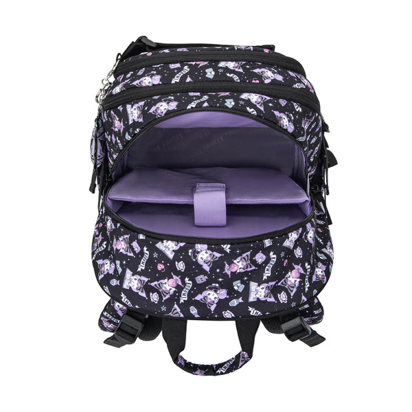 BAAGL SET 5 Skate Kuromi Black: batoh, penál, sportovní taška, ledvinka, obal na notebook GRS