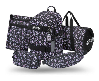 BAAGL SET 5 Skate Kuromi Black: batoh, penál, sportovní taška, ledvinka, obal na notebook GRS