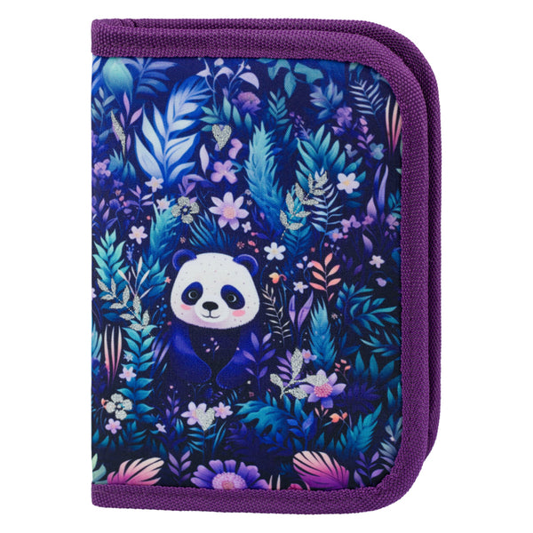 BAAGL SET 5 Ergo Jungle Panda: aktovka, penál, sáček, zástěra, peněženka