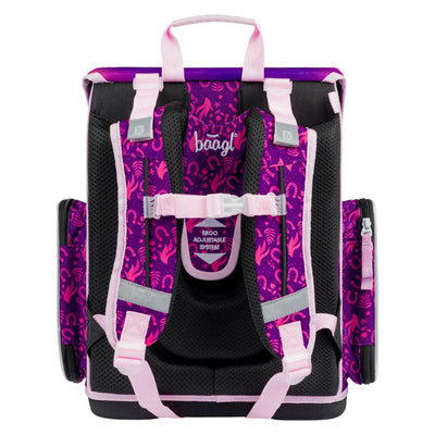 BAAGL SET 5 Ergo Kůň: aktovka, penál, sáček, zástěra, peněženka