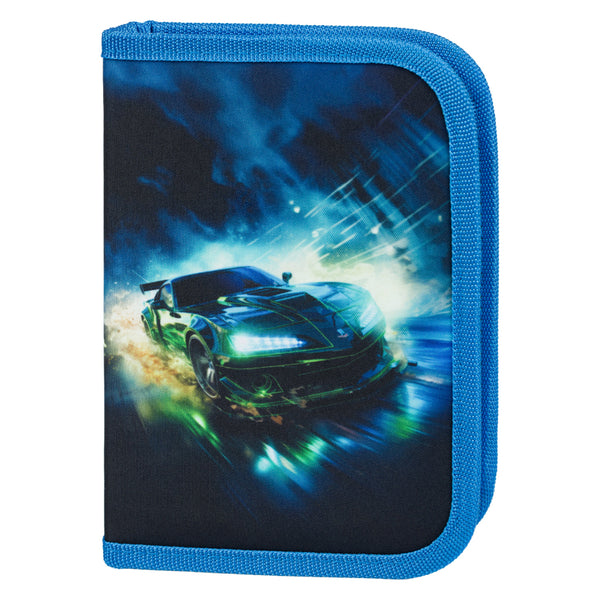 BAAGL SET 5 Zippy Závodní auto: aktovka, penál, sáček, zástěra, peněženka
