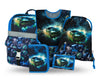BAAGL SET 5 Zippy Závodní auto: aktovka, penál, sáček, zástěra, peněženka