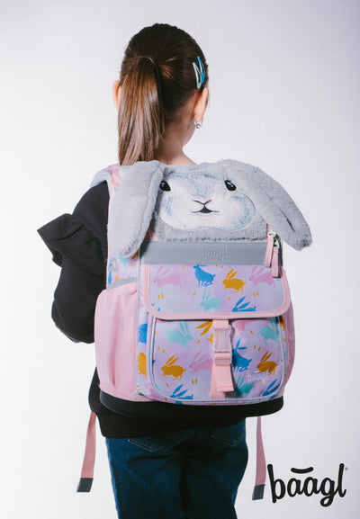 BAAGL SET 5 Zippy Bunny: aktovka, penál, sáček, zástěra, peněženka