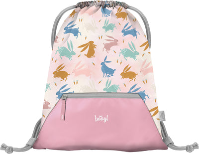 BAAGL SET 5 Zippy Bunny: aktovka, penál, sáček, zástěra, peněženka