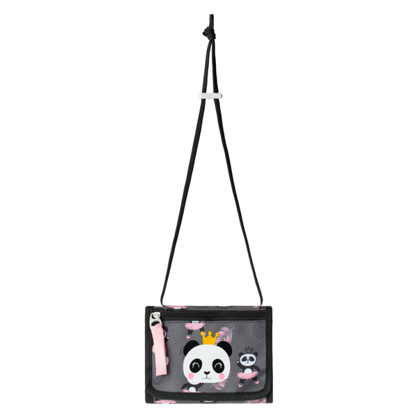 BAAGL SET 5 Zippy Panda: aktovka, penál, sáček, zástěra, peněženka