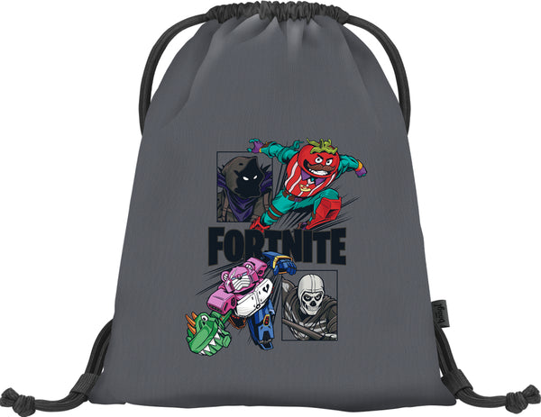 BAAGL SET 5 Cubic Fortnite Squad: batoh, sáček, ledvinka, obal na notebook, peněženka GRS