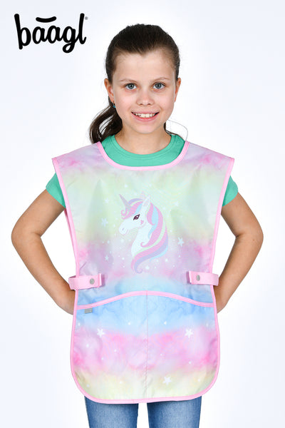 BAAGL SET 5 Airy Rainbow Unicorn: batoh, penál, sáček, zástěra, peněženka