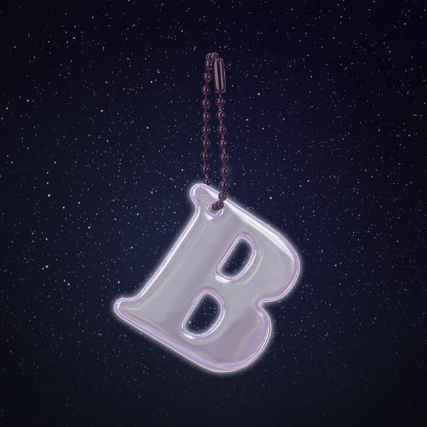 BAAGL Reflexní přívěsek písmeno B