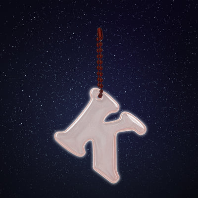 BAAGL Reflexní přívěsek písmeno K