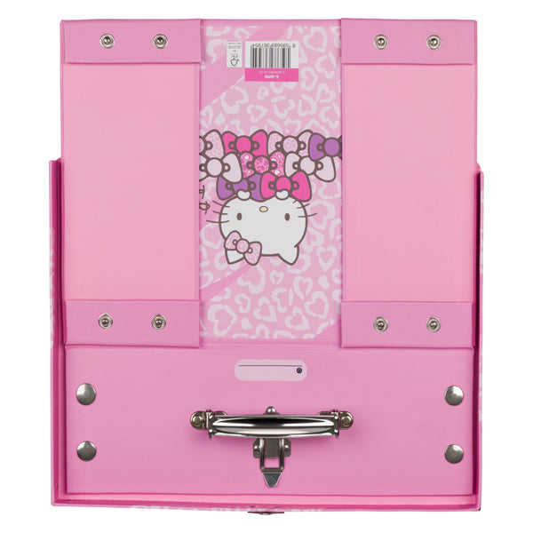 BAAGL Skládací školní kufřík Hello Kitty Sweet Leopard s kováním