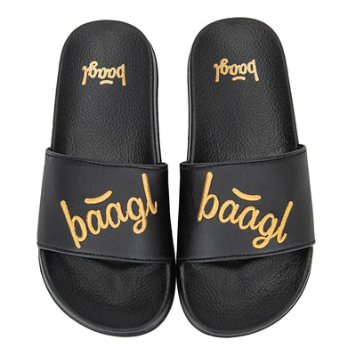 BAAGL Pantofle Logo Gold