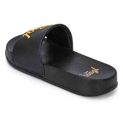 BAAGL Pantofle Logo Gold