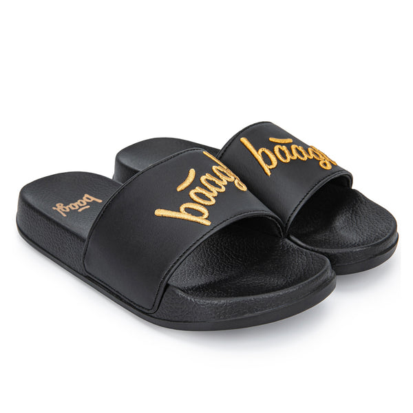 BAAGL Pantofle Logo Gold