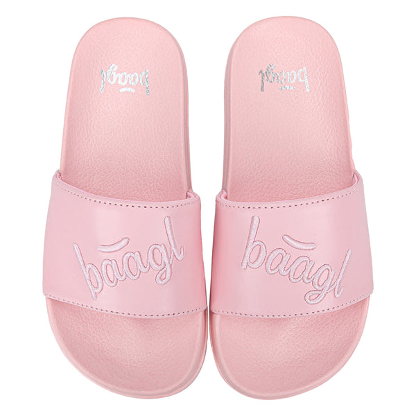 BAAGL Pantofle Logo Pink