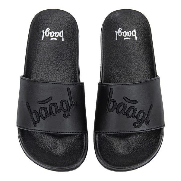 BAAGL Pantofle Logo Black