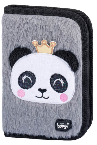 BAAGL 3 SET Zippy Panda: aktovka, penál, sáček
