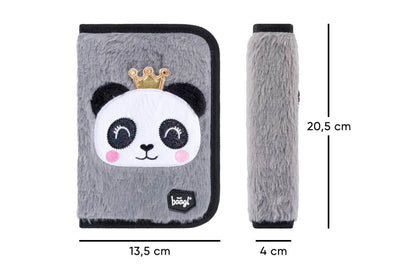 BAAGL 3 SET Zippy Panda: aktovka, penál, sáček