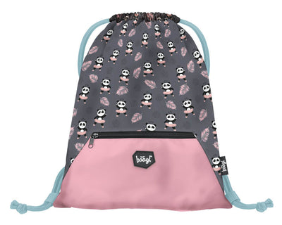 BAAGL 3 SET Zippy Panda: aktovka, penál, sáček