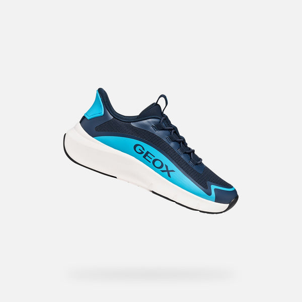 Tmavě modré chlapecké tenisky Geox Pro-ran Fast in J667JA-0FUM8-CF44D