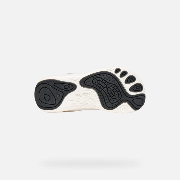Fialové dívčí barefoot tenisky Geox Foot-run J66PCB-0FU54-C8267