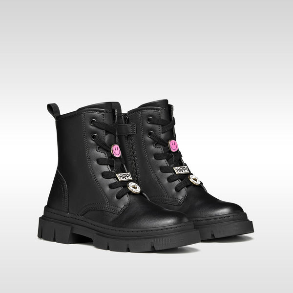 Černá dívčí kotníková obuv Geox Karsyn J660KH-0003W-C9999