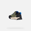 Khaki chlapecké tenisky Geox Flexyper Pro B J66NBC-0MEFU-C3009