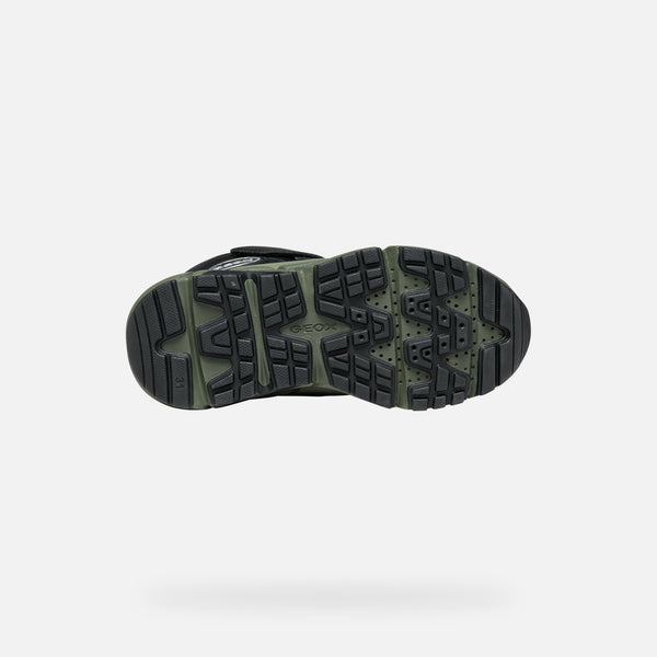Zelená chlapecká kotníková obuv Geox Flexyper Plus J66LCG-0FU54-C0033