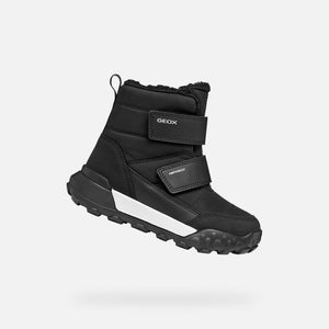 Černá chlapecká zimní obuv Geox Trekkyup J66MBA-0FU54-C9999