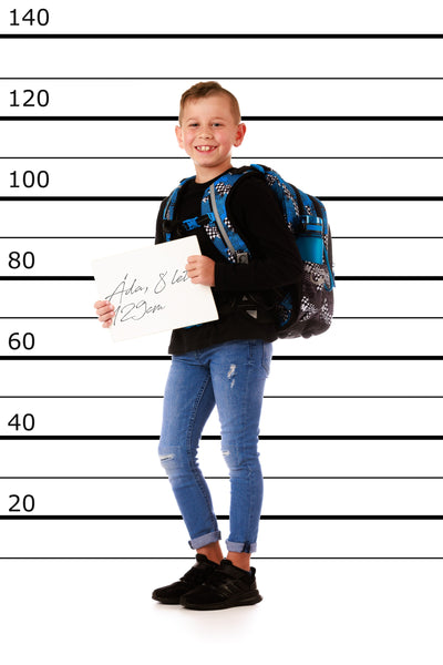 Bagmaster LUMI 23 D školní batoh - modré auto