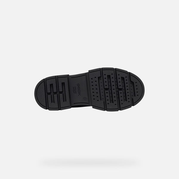 Tmavě šedá dívčí kotníková obuv Geox Karsyn WPF J663JB-00022-C9002