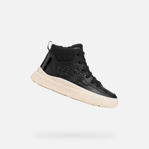 Černá dívčí obuv Geox Laquinny J66M3D-05402-C9999